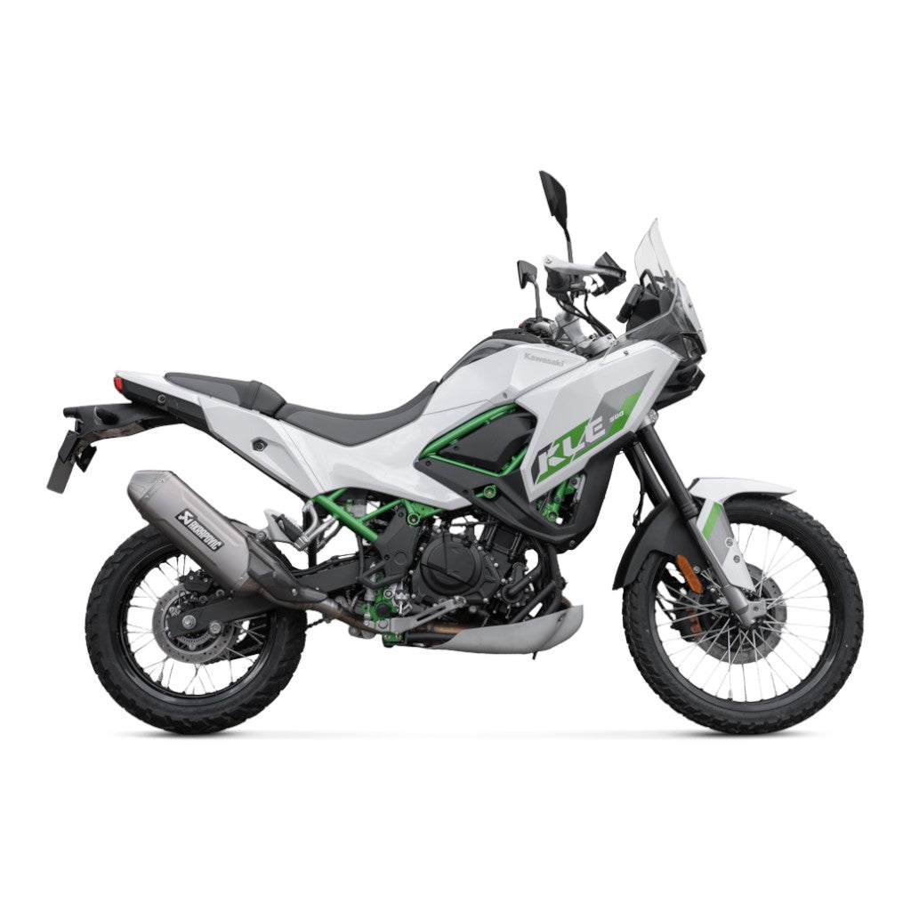AKRAPOVIC S-K5SO2-HFTT Вихлопна система Slip-On Line (титан) для KAWASAKI KLE 500 2026-2026 Photo-1