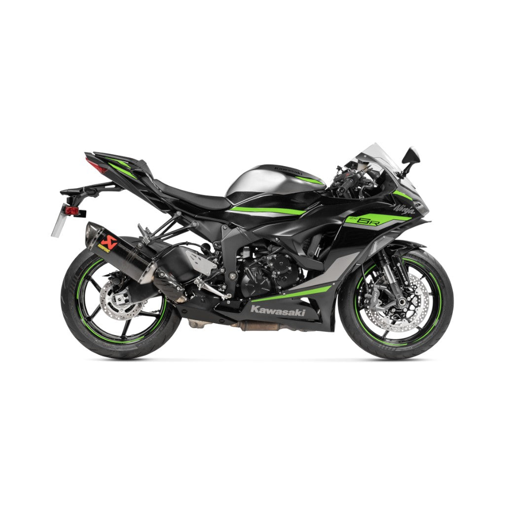 AKRAPOVIC S-K6SO7-HZC/1 Глушник Slip-On Line (карбон) для KAWASAKI Ninja ZX-6R Photo-1