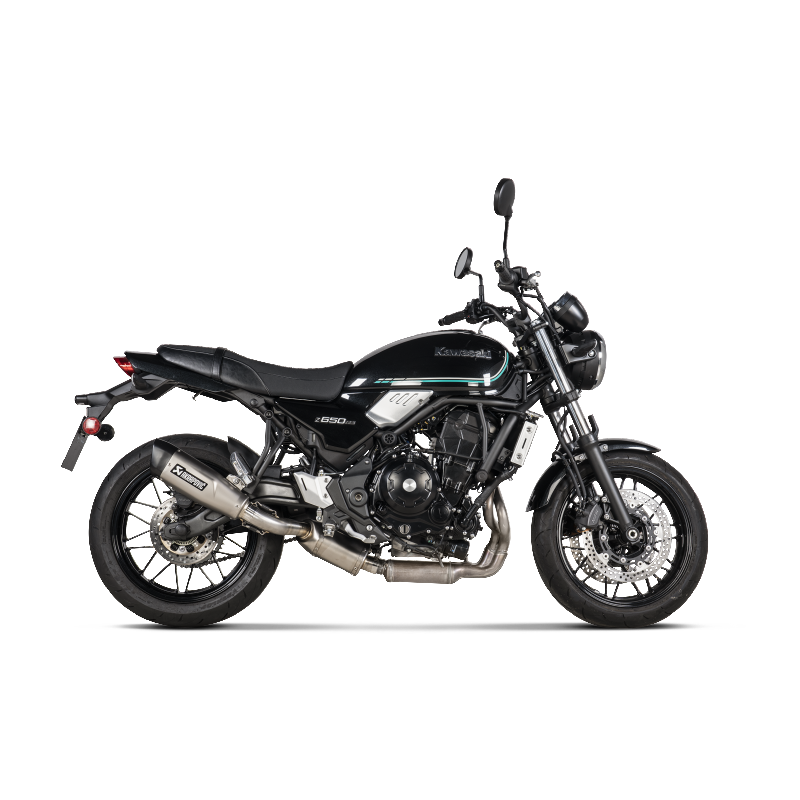 AKRAPOVIC S-K6SO8-HCQT Вихлопна система Slip-On Line (Titanium) для KAWASAKI Z650 RS 2022-2023 Photo-1