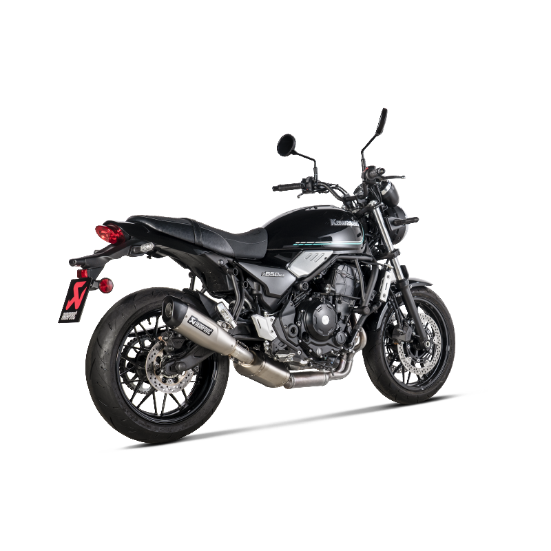 AKRAPOVIC S-K6SO8-HCQT Вихлопна система Slip-On Line (Titanium) для KAWASAKI Z650 RS 2022-2023 Photo-2