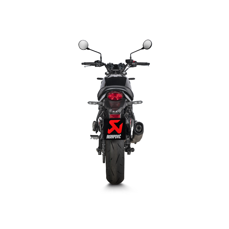 AKRAPOVIC S-K6SO8-HCQT Вихлопна система Slip-On Line (Titanium) для KAWASAKI Z650 RS 2022-2023 Photo-3
