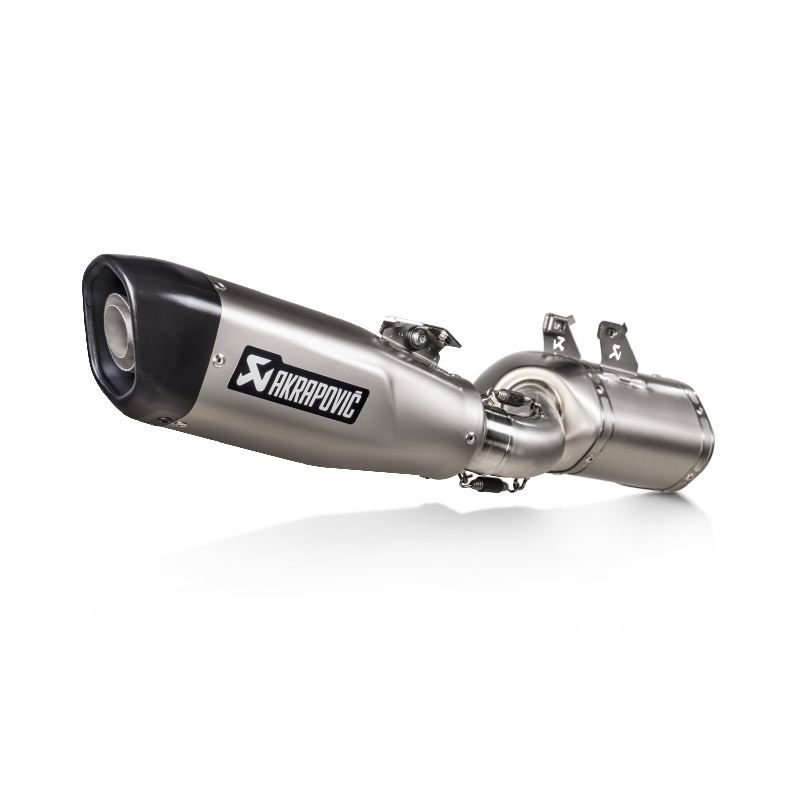 AKRAPOVIC S-K6SO8-HCQT Вихлопна система Slip-On Line (Titanium) для KAWASAKI Z650 RS 2022-2023 Photo-0