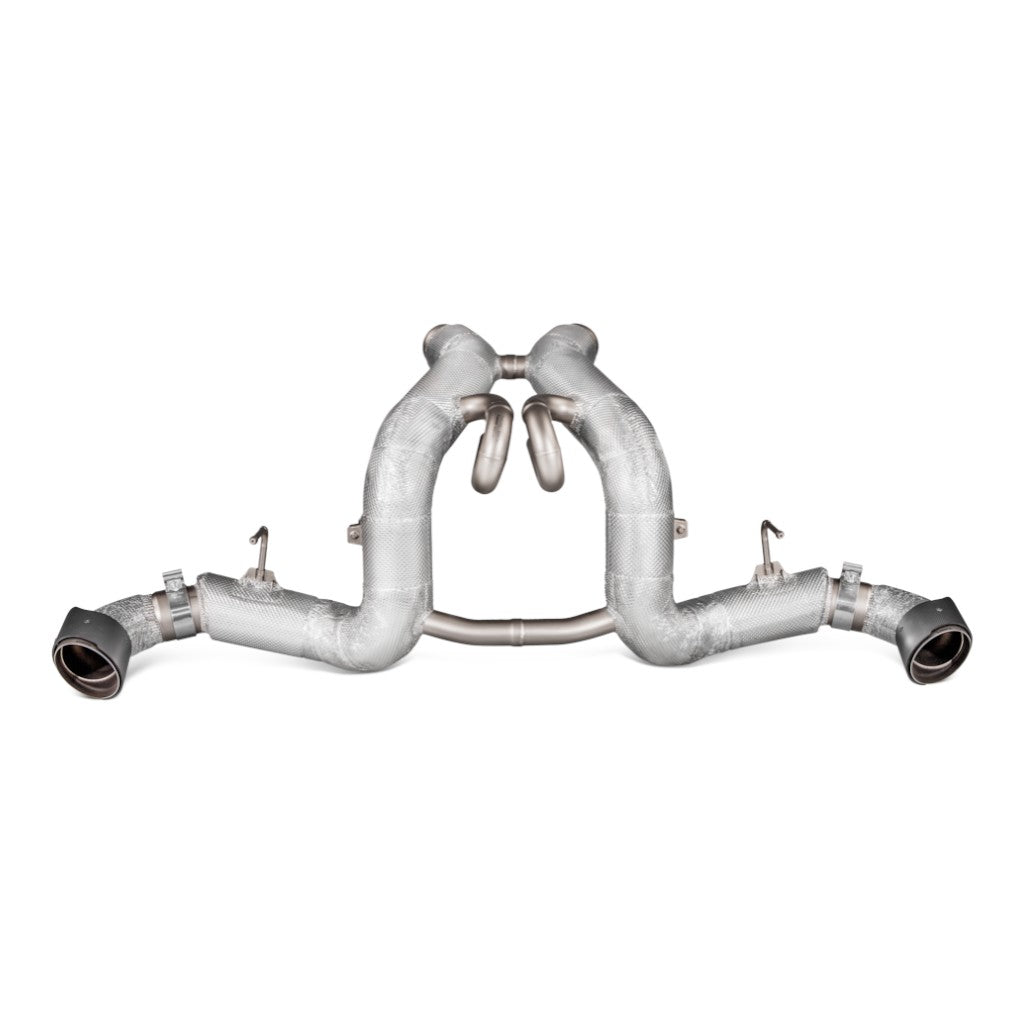 AKRAPOVIC S-MC/TI/3 Вихлопна система Slip-On Line (титан) для MCLAREN 540C / 570S / 570S Spider / 570GT Photo-1