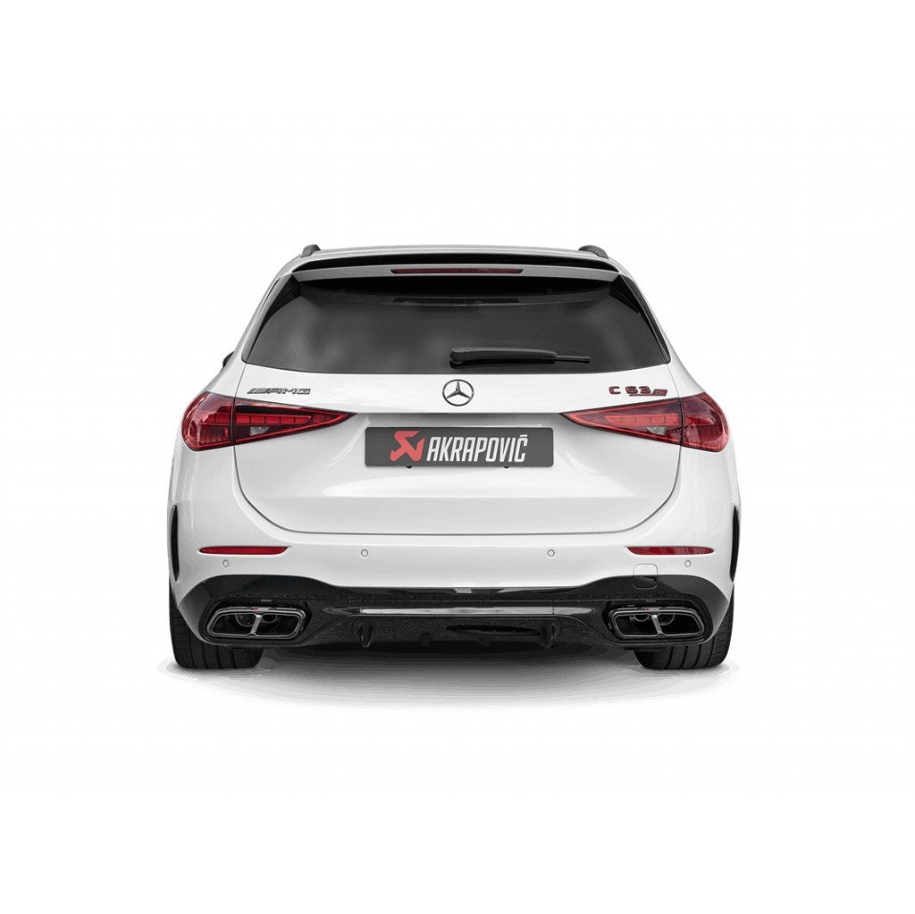AKRAPOVIC S-ME/T/4H Глушники Slip-On Line (титан) для MERCEDES-AMG C63 S E Performance (W206/S206) / C43 4MATIC (W206/S206) 2023- Photo-1