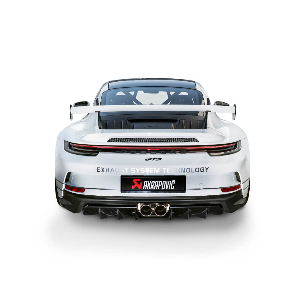AKRAPOVIC S-PO/TI/23 Вихлопна система Slip-On Race Line (титан) для PORSCHE 911 GT3RS (992) / GT3 (992 / 992.2) Photo-4