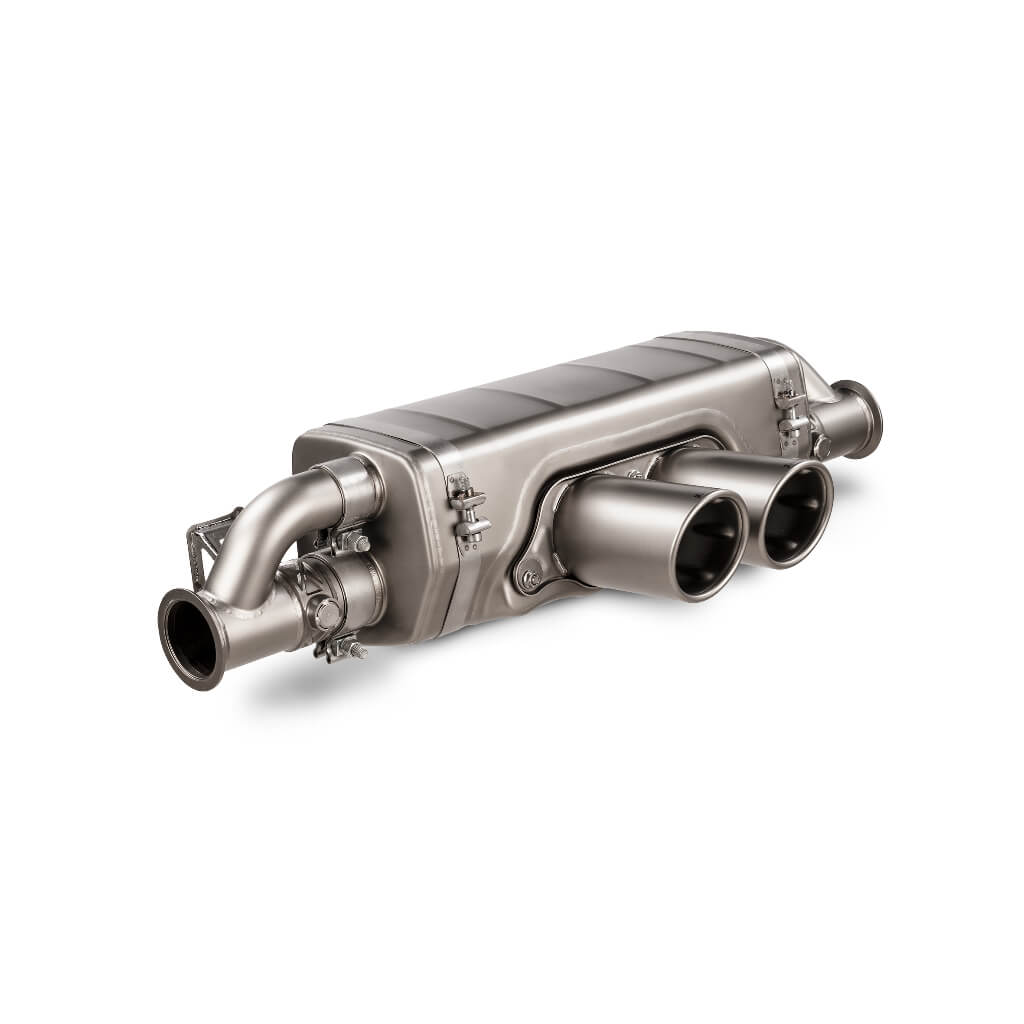 AKRAPOVIC S-PO/TI/23 Вихлопна система Slip-On Race Line (титан) для PORSCHE 911 GT3RS (992) / GT3 (992 / 992.2) Photo-0