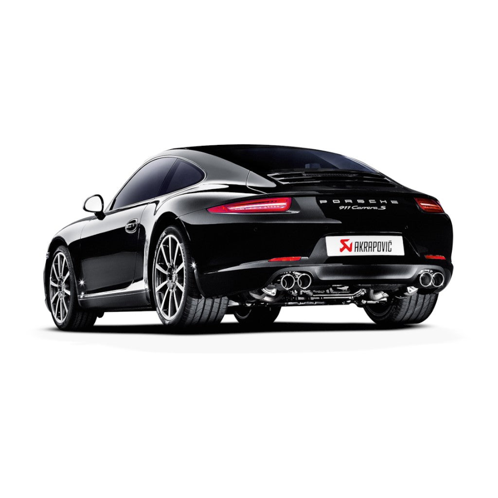 AKRAPOVIC S-PO991SO-HT/1 Вихлопна система Slip-On Line (титан) для PORSCHE 911 Carrera / S / 4 / 4S / GTS (991) 2012-2015 Photo-1