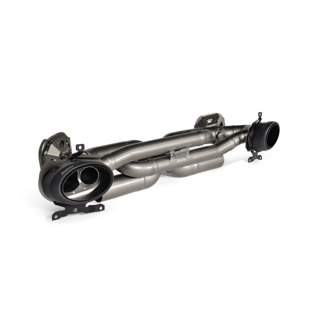 AKRAPOVIC S-PO/T/8 Вихлопна система Slip-On Race Line (Titanium) для PORSCHE 911 Carrera / Carrera S / Carrera 4 / Carrera 4S / Carrera GTS (992) Photo-1