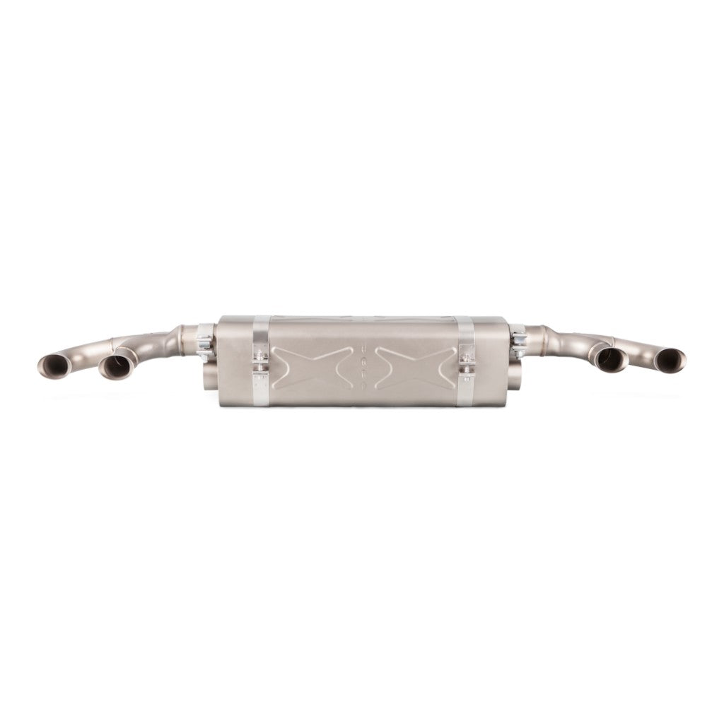 AKRAPOVIC S-PO/TI/6H Вихлопна система Slip-On Line (титан) для PORSCHE 911 Turbo / Turbo S (991.2) Photo-1