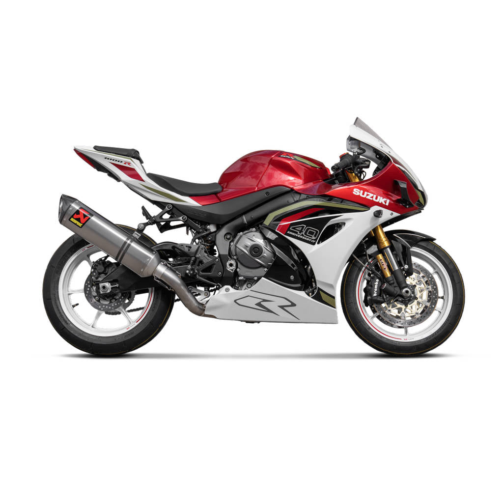 AKRAPOVIC S-S10SO23-RT/TD Глушник Slip-On Line Track (Титан) для SUZUKI GSX-R1000R 2026- Photo-1