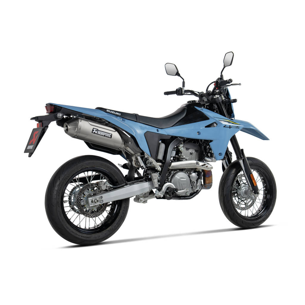 AKRAPOVIC S-S4SO9-HFTT Вихлопна система Slip-On Line (Титан) для SUZUKI DR-Z4S / SM 2025- Photo-2