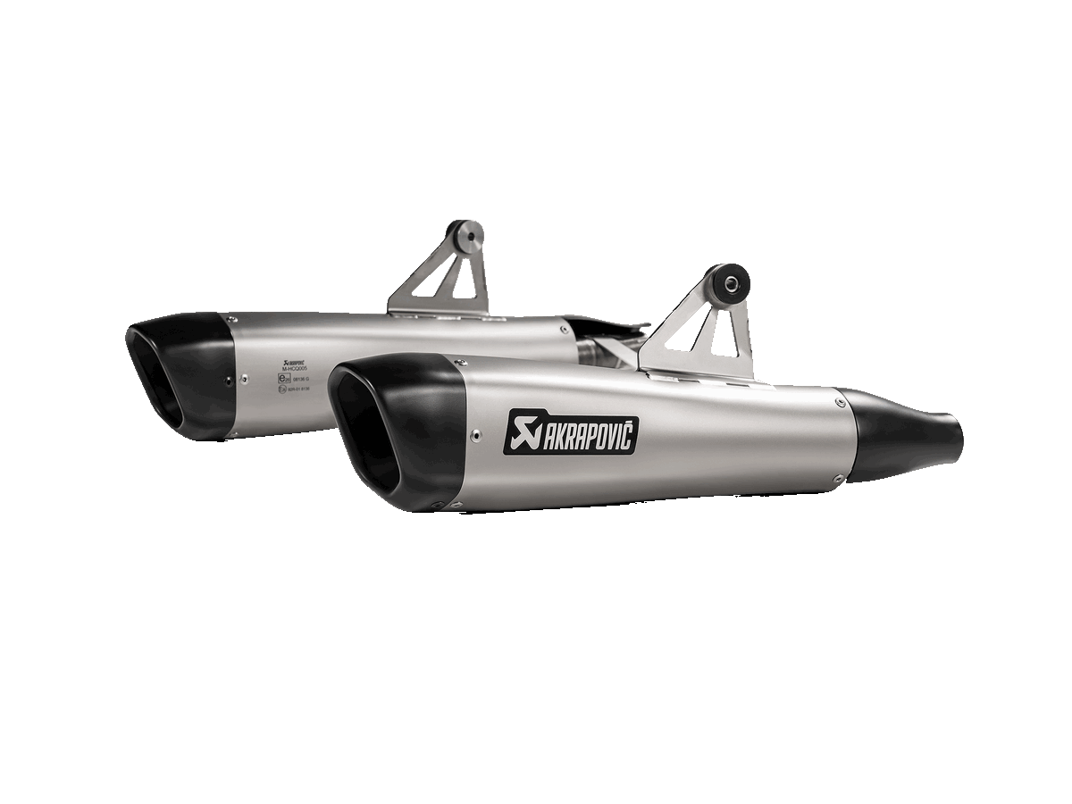 AKRAPOVIC S-T12SO4-HCQT Глушник Slip-On Line (Titanium) для Triumph Bonneville T120 2016 - 2020 Photo-0