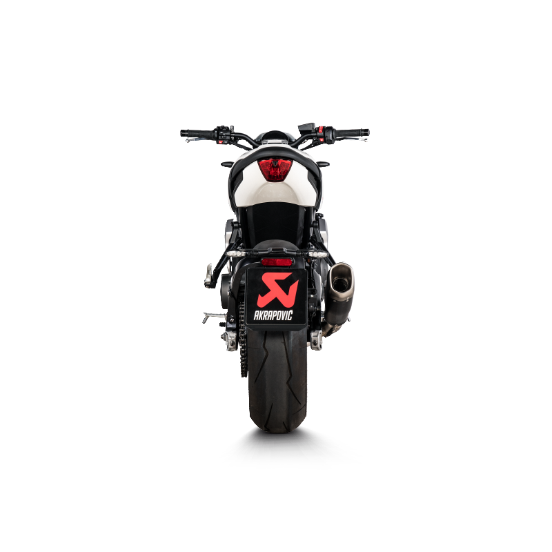 AKRAPOVIC S-T6R1-CQTBL Вихлопна система Racing Line (Titanium) для TRIUMPH Trident 660 2021-2023 Photo-3