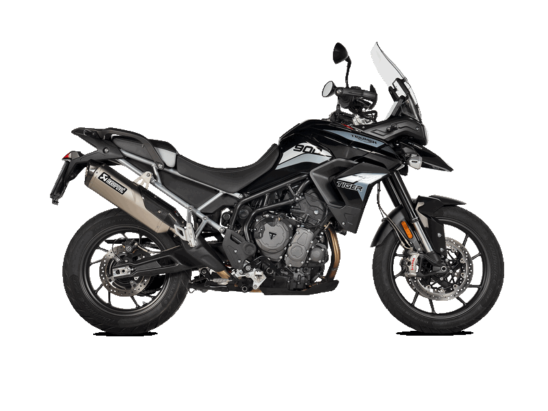 AKRAPOVIC S-T9SO3-HRT Вихлопна система Slip-On Line (Titanium) TRIUMPH TIGER 850 / 900 2020-2021 Photo-1