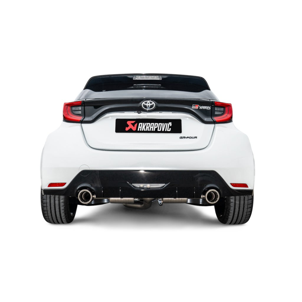 AKRAPOVIC s-TY/T/2 Вихлопна система Slip-On Race Line (Titanium) TOYOTA GR YARIS 2020 Photo-1