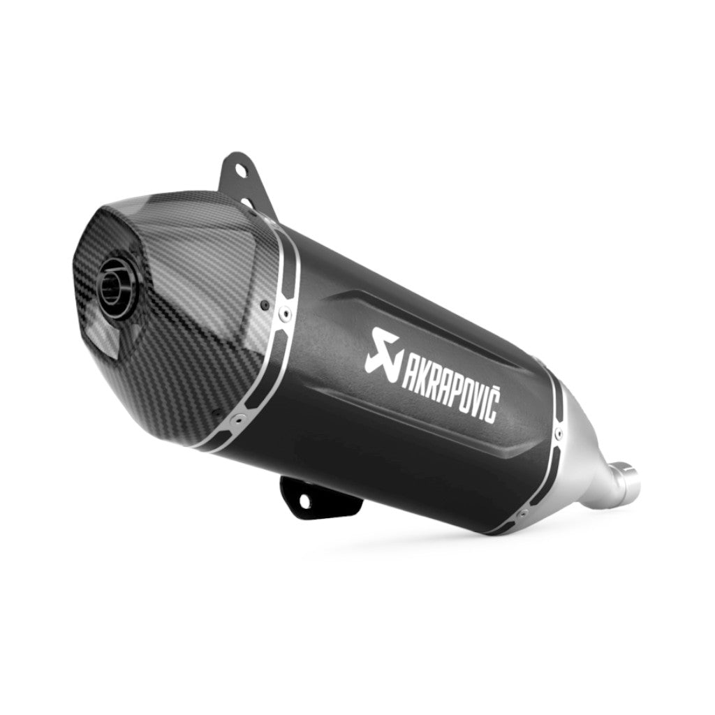 AKRAPOVIC S-VE125SO4-HWSSBL Глушник Slip-On Line (нержавіюча сталь) для VESPA GTS 125 / Super / SuperSport / SuperTech Photo-1