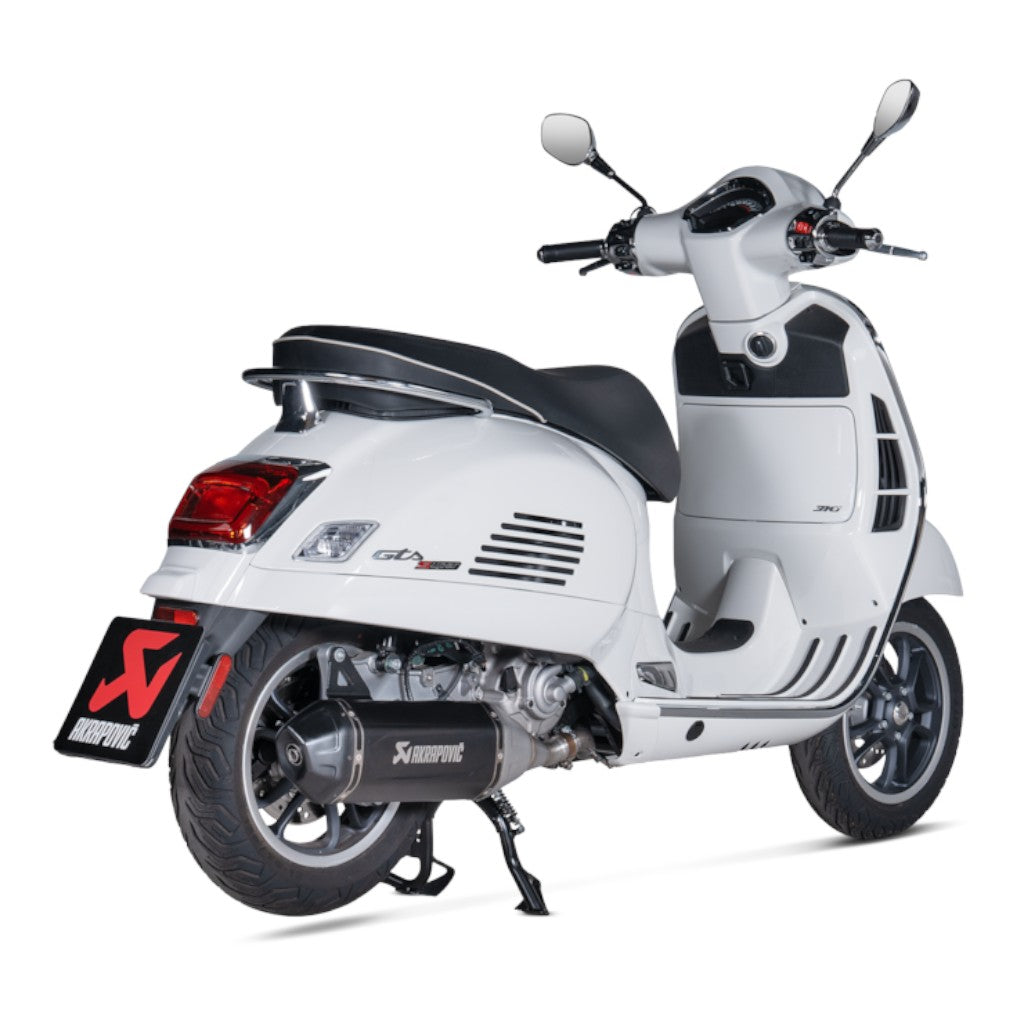 AKRAPOVIC S-VE3SO12-HWSSBL/1 Вихлопна система Slip-On Line (нержавіюча сталь) для VESPA GTS 310 / Super / SuperSport / SuperTech 2024-2026 Photo-2