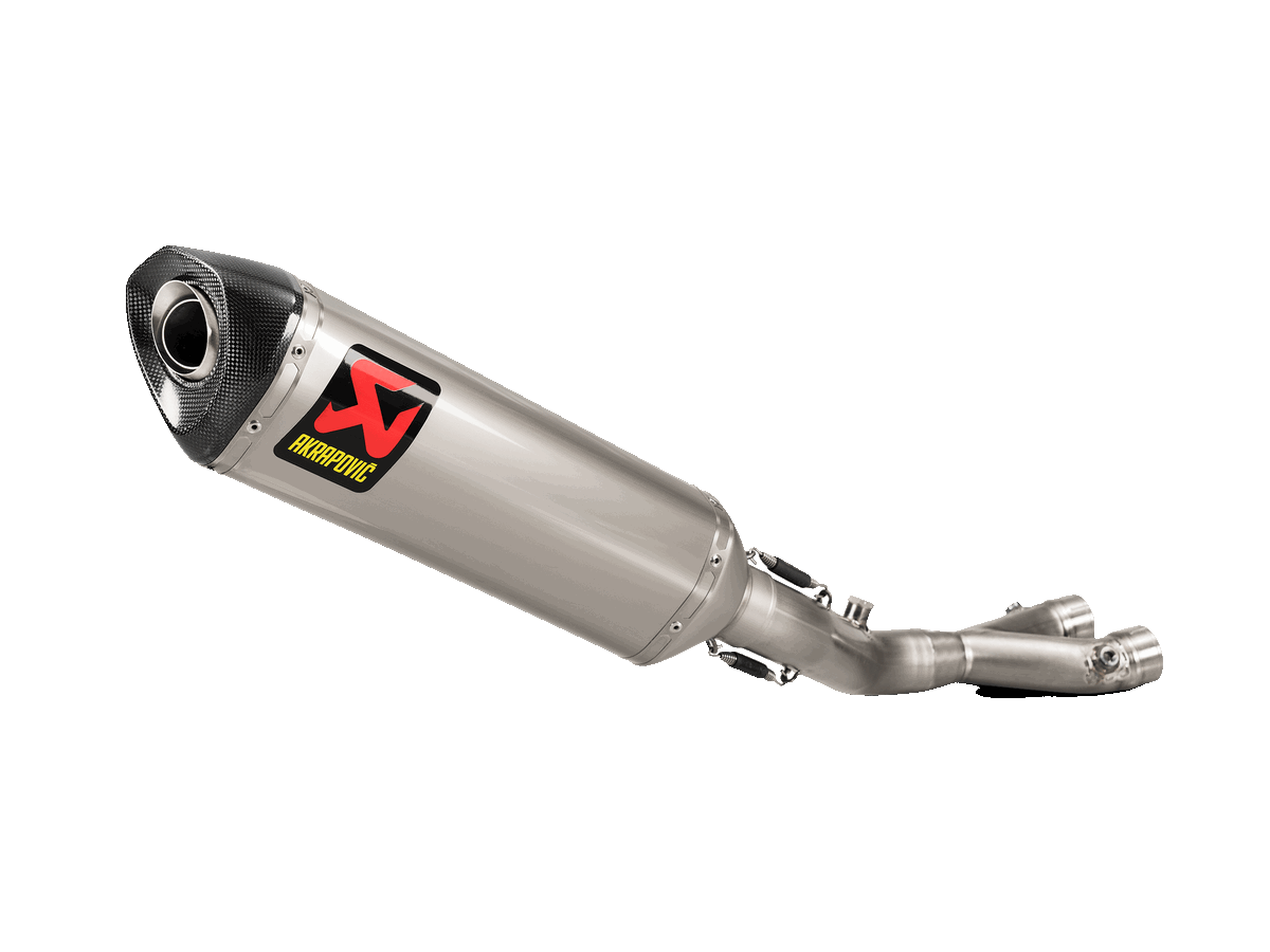 AKRAPOVIC s-Y10SO19-RT / TD Вихлопна система Slip-On (Titanium) Track Day YAMAHA YZF-R1 2015-2020 Photo-1