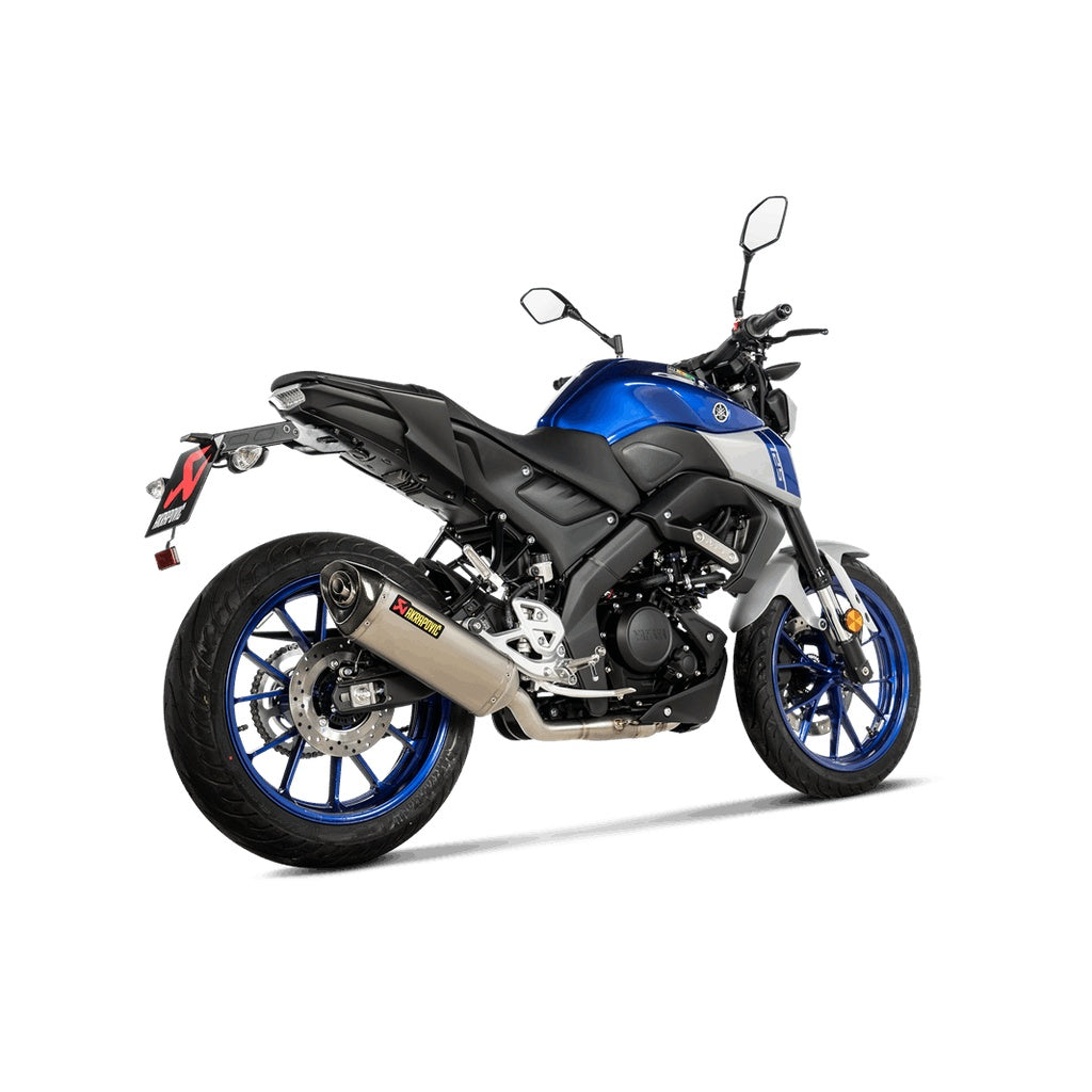 AKRAPOVIC S-Y125R11-HZT Вихлопна система Racing Line (титан) для YAMAHA R125 2025- Photo-1