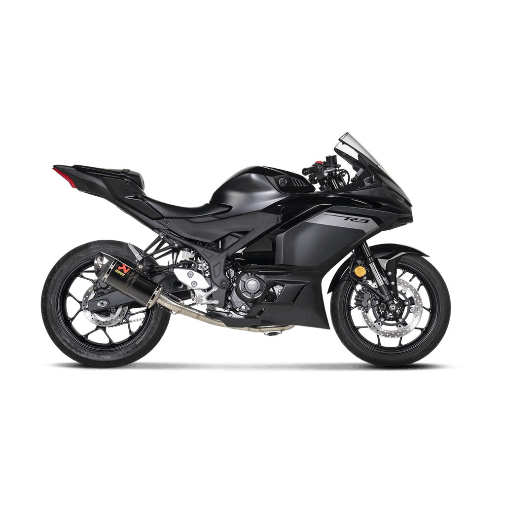 AKRAPOVIC S-Y3R3-APC Вихлопна система Racing Line (карбон) для YAMAHA MT-03 2025- Photo-2