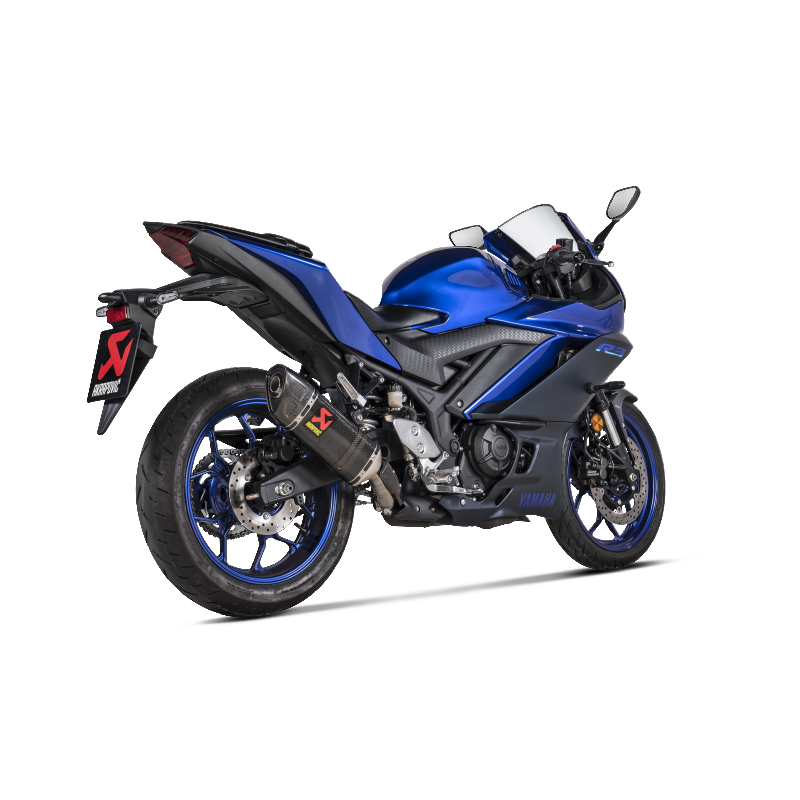 AKRAPOVIC S-Y3SO5-HAPC Вихлоп Slip-On Line (Carbon) для YAMAHA MT-03 2022-2023 Photo-2