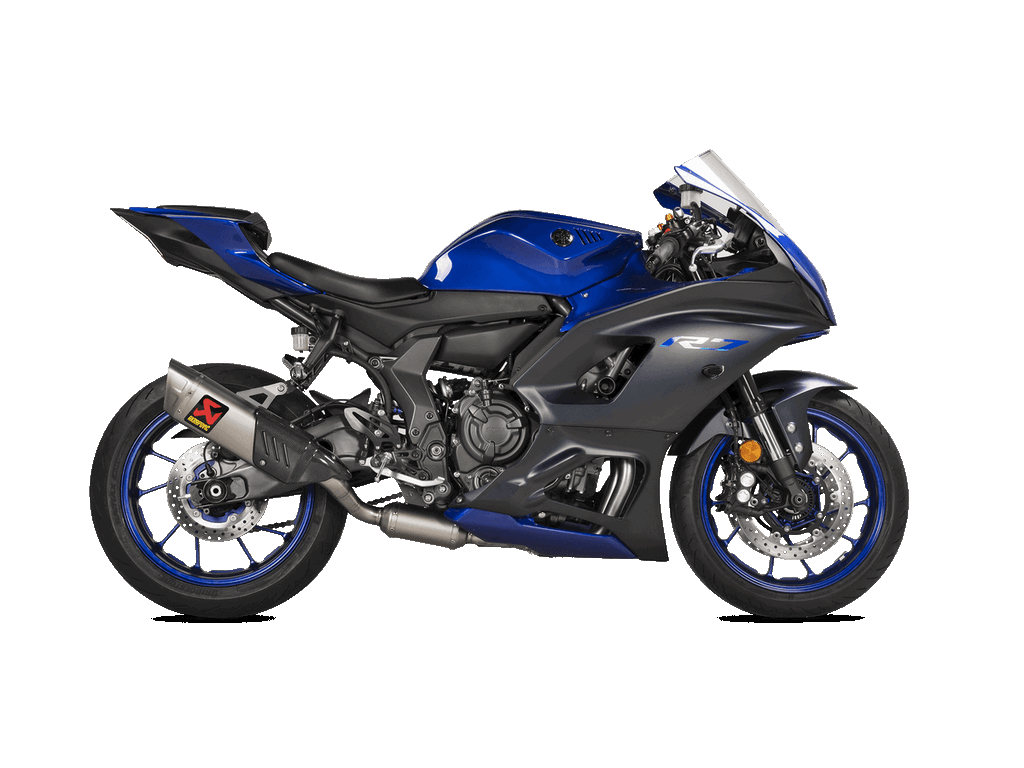 AKRAPOVIC s-Y7R12-APT Вихлопна система Racing Line (Titanium) YAMAHA R7 2021 Photo-1