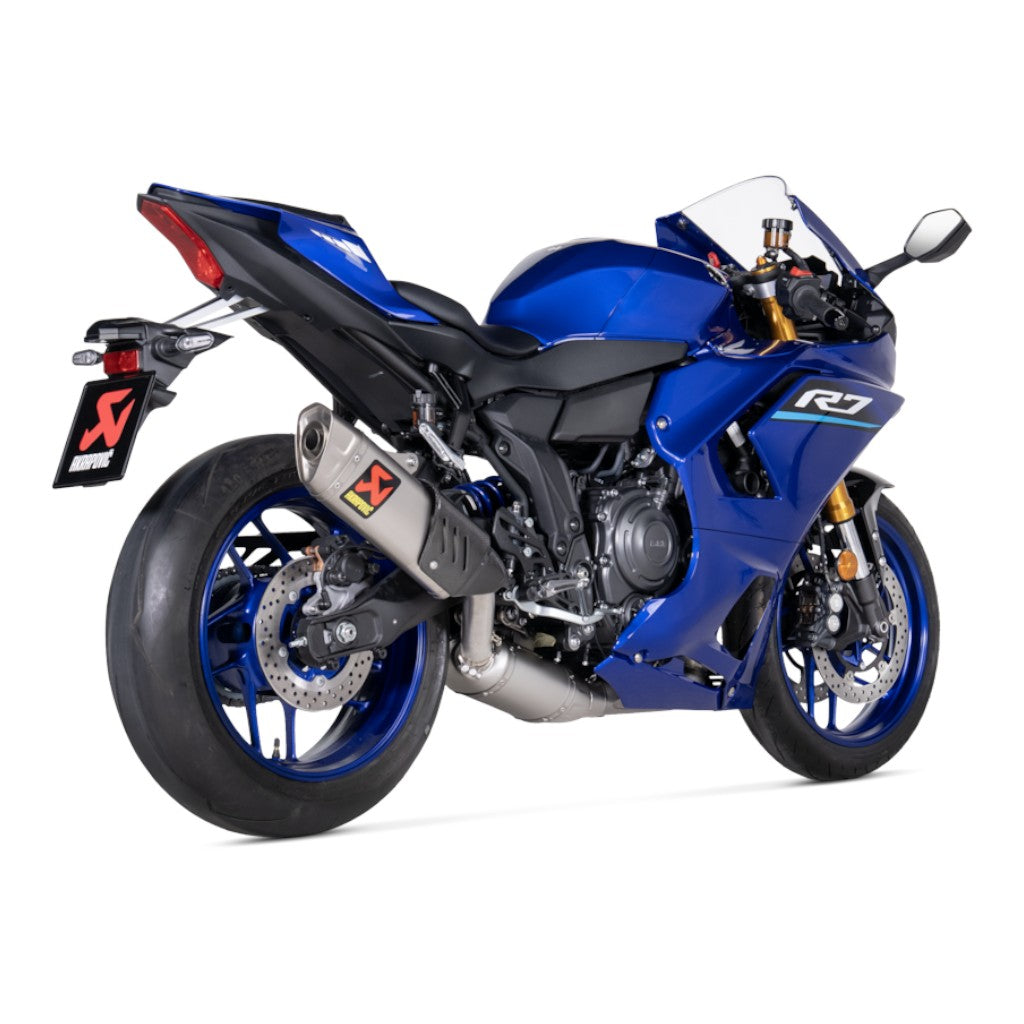 AKRAPOVIC S-Y7R14-HAPT Вихлопна система Racing Line (титан) для YAMAHA R7 2026-2026 Photo-2