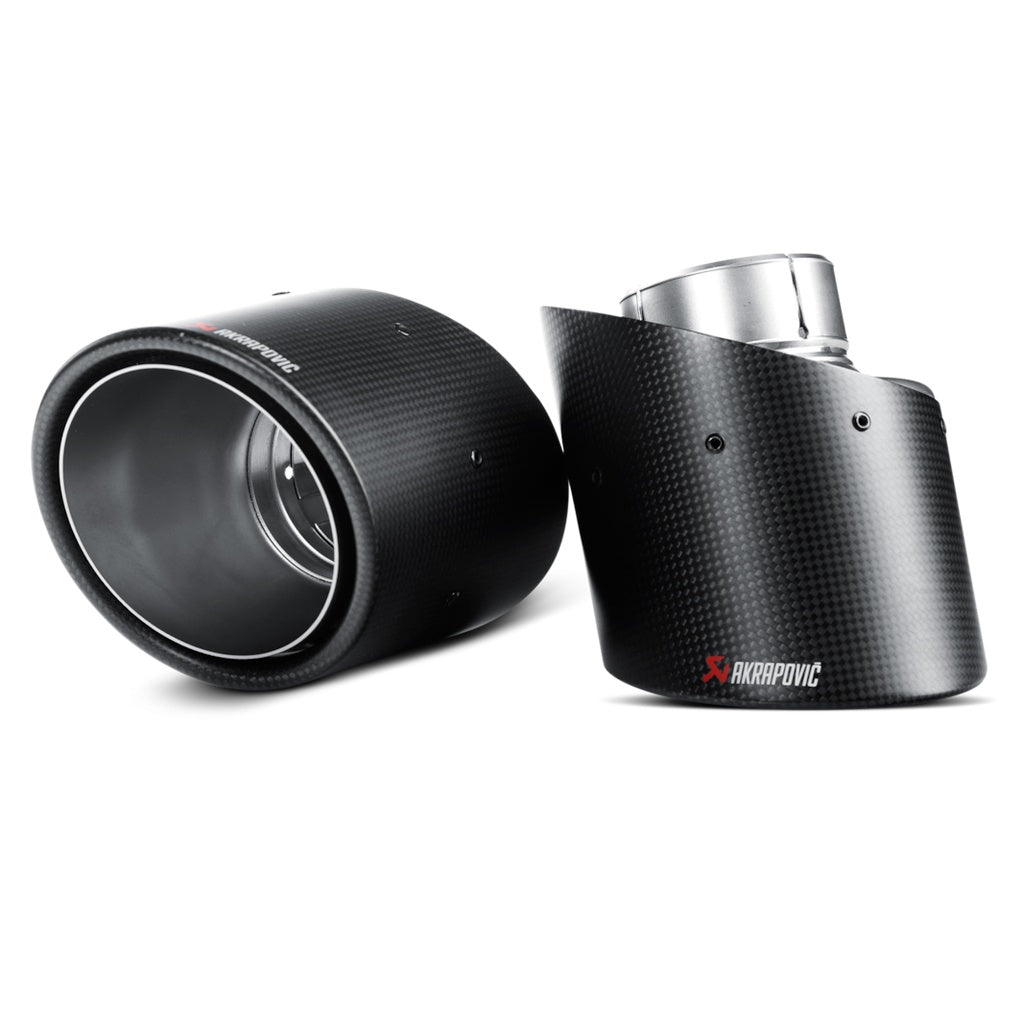 AKRAPOVIC TP-CS/1 Комплект насадок вихлопу (карбон) для ABARTH 500 / 500C / 595 / 595C Photo-0