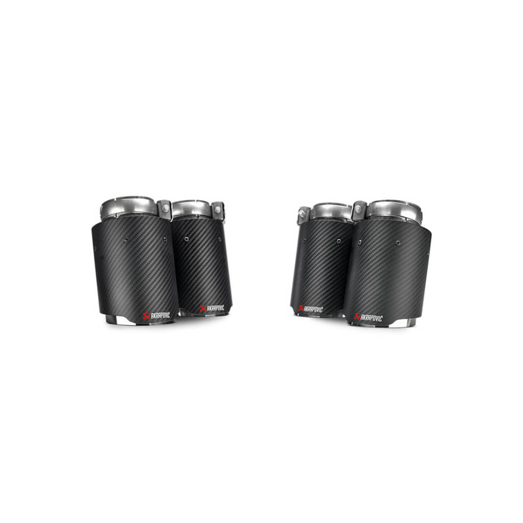 AKRAPOVIC TP-CT/26 Комплект насадок вихлопу (карбон) для BMW M3 (F80) / M4 (F82) Photo-1