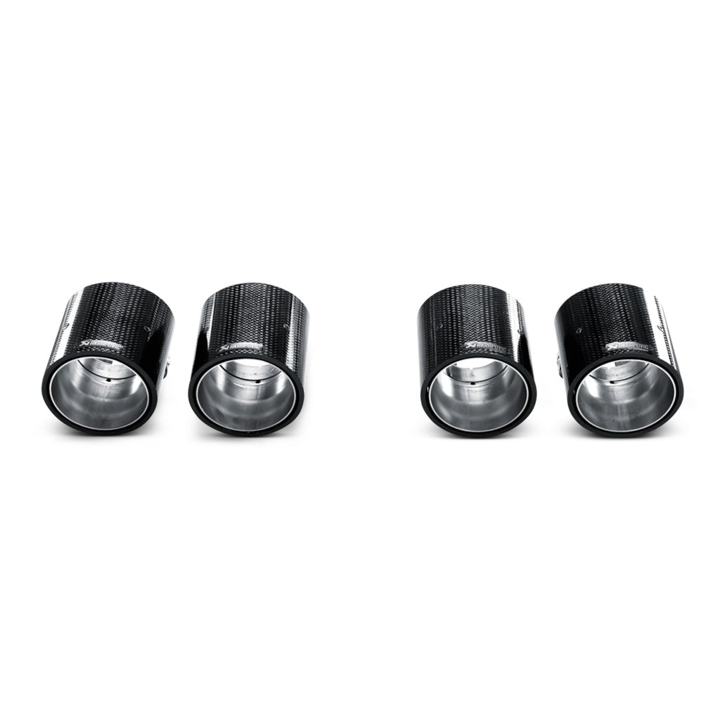 AKRAPOVIC TP-CT/3 Комплект насадок вихлопу (карбон) для BMW M3 (E90 / E92 / E93) 2007-2013 Photo-1