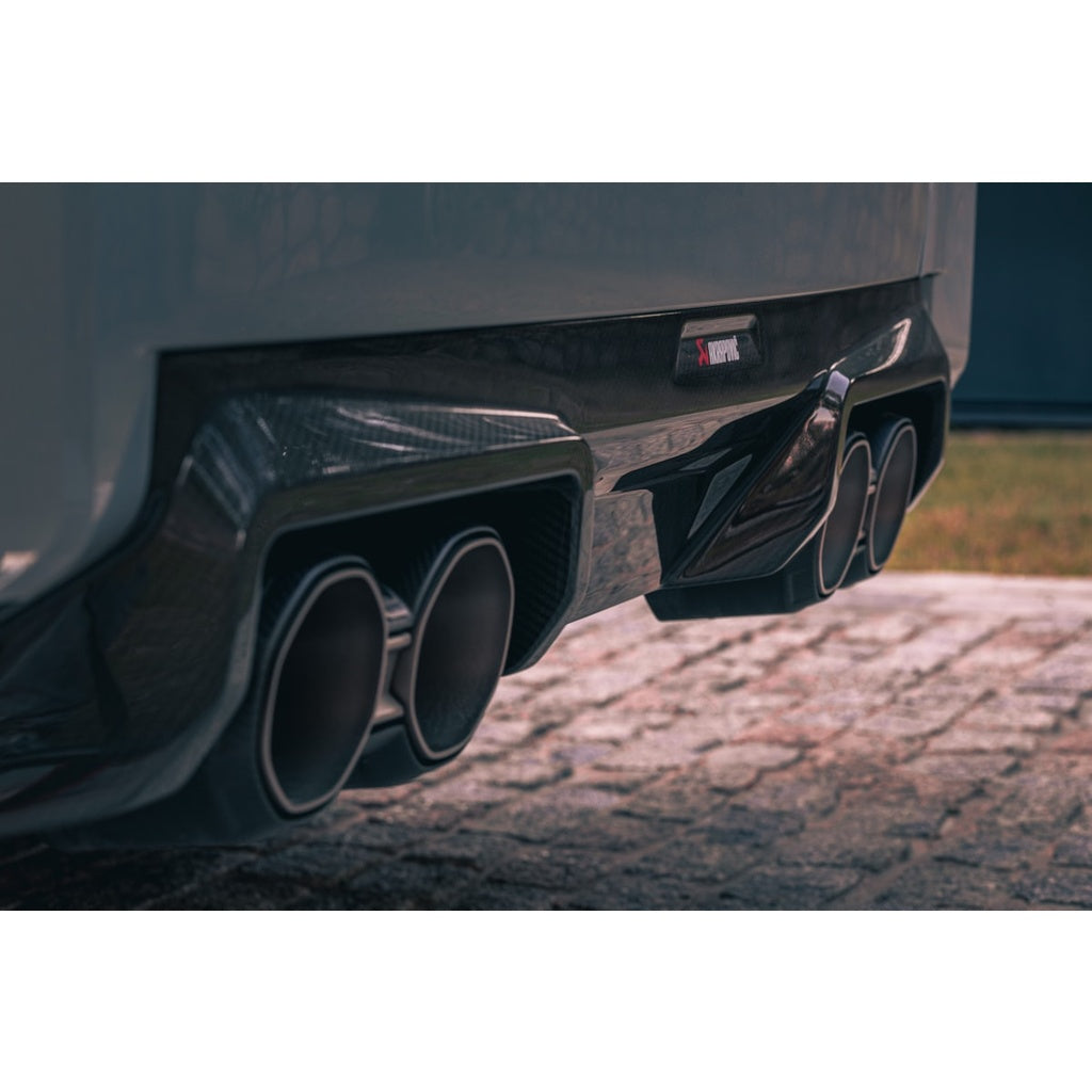 AKRAPOVIC TP-CT/69 Комплект наконечників вихлопних труб шестикутний дизайн (карбон) для BMW M2 (G87) / M3 (G80 / G81) / M4 (G82 / G83) Photo-4
