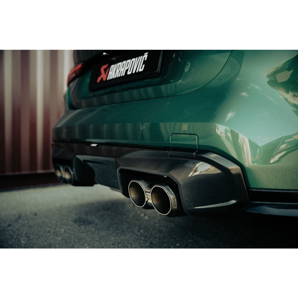 AKRAPOVIC TP-CT/69 Комплект наконечників вихлопних труб шестикутний дизайн (карбон) для BMW M2 (G87) / M3 (G80 / G81) / M4 (G82 / G83) Photo-3