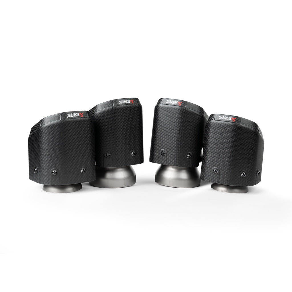AKRAPOVIC TP-CT/79 Комплект наконечників вихлопних труб шестикутний дизайн (карбон) для BMW M5 (G90 / G99) Photo-0