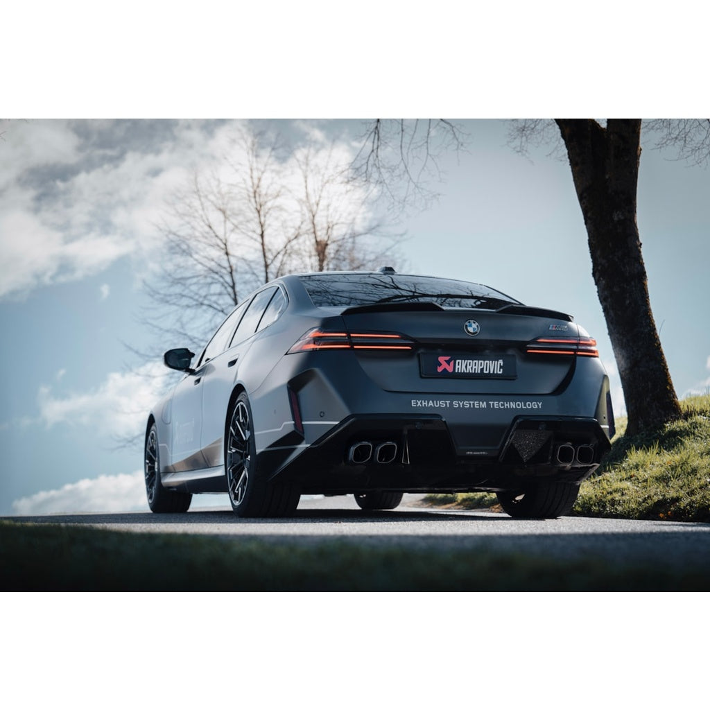 AKRAPOVIC TP-CT/79 Комплект наконечників вихлопних труб (карбон) для BMW M5 (G90 / G99) Photo-5
