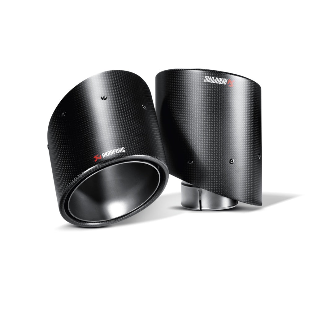AKRAPOVIC TP-NIZ34-C Комплект насадок вихлопу (карбон) для NISSAN 370Z (Z34) 2009-2020 Photo-1