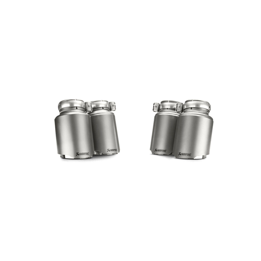 AKRAPOVIC TP-T/S/8 Комплект насадок вихлопу (титан) для BMW M3 (F80) / М4 (F82 / F83) Photo-1