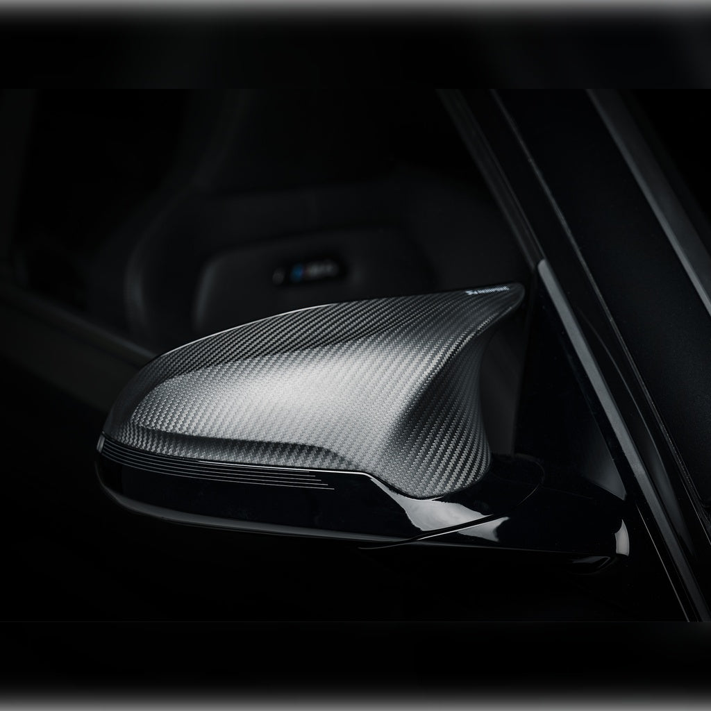 AKRAPOVIC WM-BM/CA/2/M Накладки на дзеркала заднього виду (карбонові, матові) для BMW M2 (F87) / M3 (F80) / M4 (F82 / F83) Photo-1
