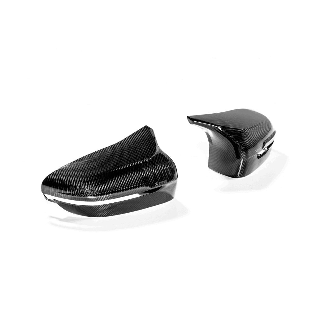 AKRAPOVIC WM-BM/CA/3/G Накладки на дзеркала заднього виду (карбон, глянець) для BMW M5 (F90) / M8 (F91 / F92 / F93) Photo-0
