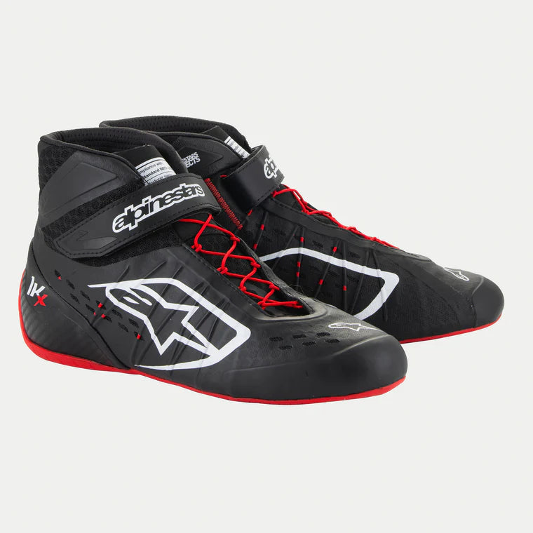 ALPINESTARS 2712124_123_6 Черевики для картингу TECH-1 KX V3 FIA 8877-2022 - Чорний / Білий / Червоний, Розмір 6 Photo-0