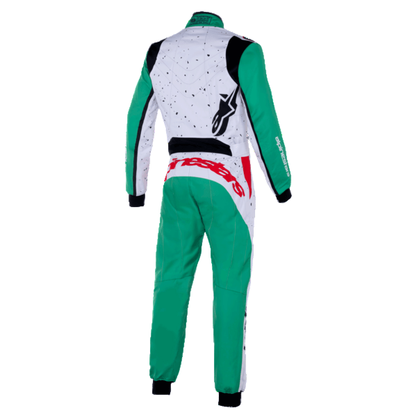ALPINESTARS 3350125-263-40 Костюм для картингу KMX-9 V3, Білий / Зелений / Червоний, Розмір 40 Photo-1
