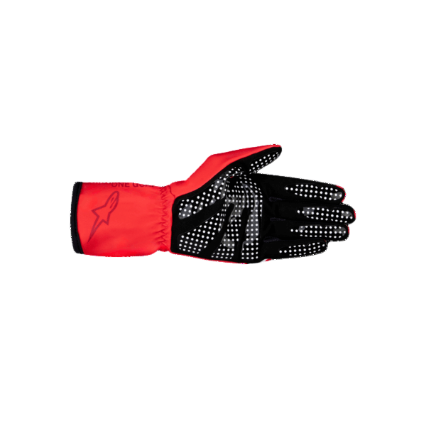 ALPINESTARS 3550725-3082-M Дитячі рукавички для картингу Tech-1 K Race V2 S, Червоний / Білий / Бордовий, Розмір M Photo-1