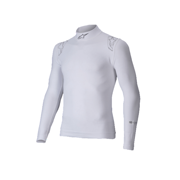 ALPINESTARS 4750325-20-2XL Футболка з довгим рукавом ZX Evo V3 FIA/SFI, Білий, Розмір 2XL Photo-0