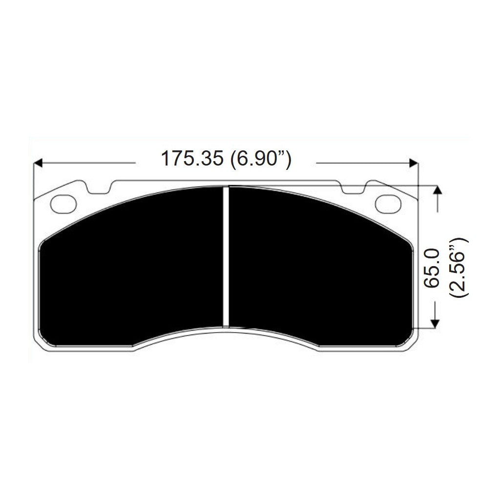AP RACING CP8575D65-APF404 Комплект гальмівних колодок D65 APF404, 16.00 мм для FORD F-150 (13th Gen) 2015-2020 Photo-1