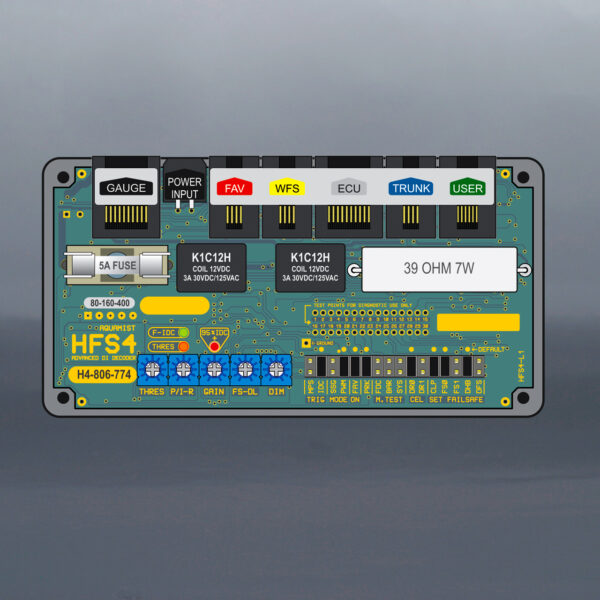 AQUAMIST 806-063-blue-pump Комплект для впорскування води/метанолу HFS3-V3.1 с насосом 3000 куб.см/хв (синій світлодіод) Photo-2