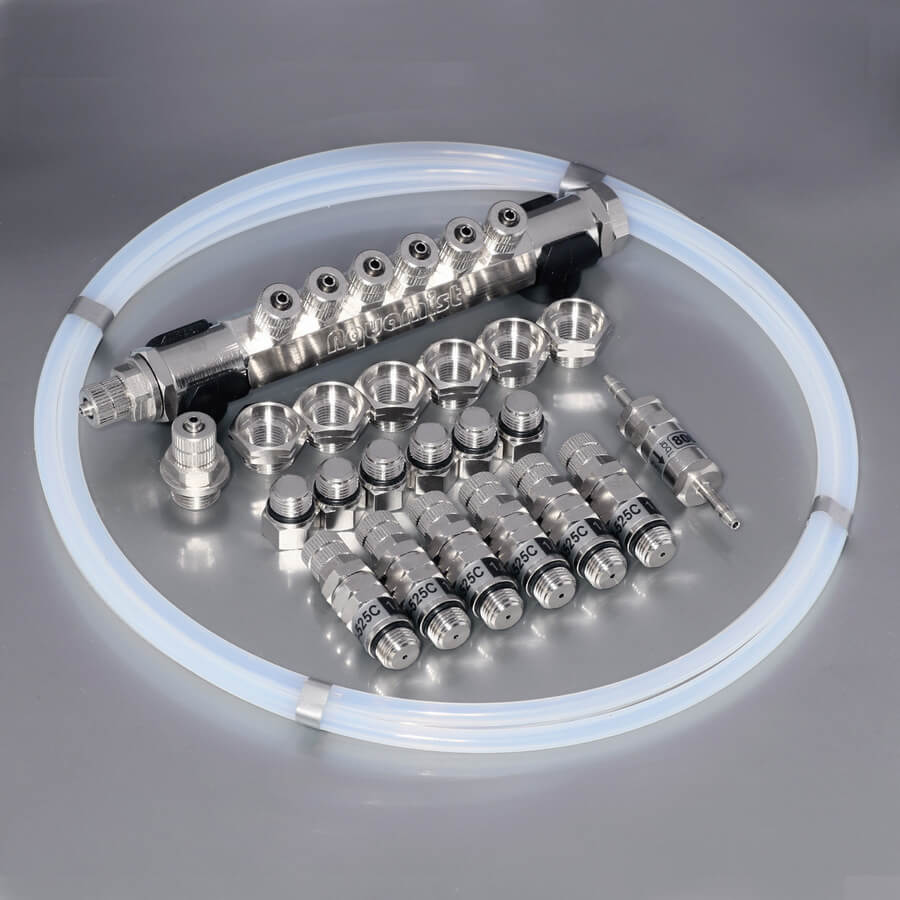AQUAMIST 806-400-525C-6cyl Комплект для розподіленого впорскування води / метанолу 1.0 мм 500cc (Двигун 6 циліндрів) Photo-1