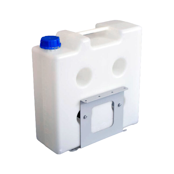 AQUAMIST 806-691-2x22 Бак з перегородкою на 10 л з кронштейном (2 отвори 22 мм) Photo-2