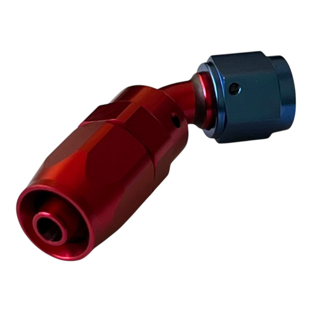 ARD ARE0209-4506-RED/BLU Фітинг AN6 45° червоний/синій Photo-0