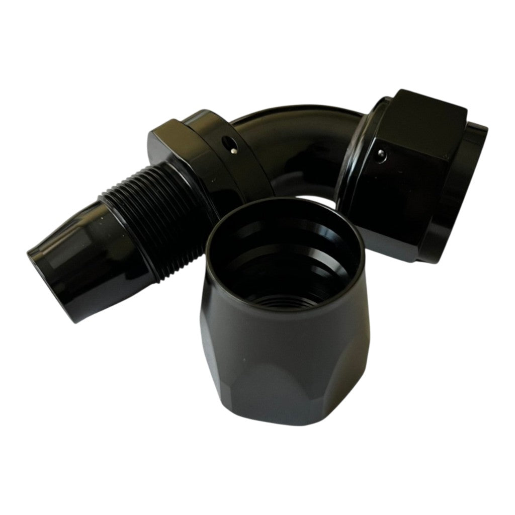 ARD ARE0209-6020B Фітинг для патрубка 60° градусів AN20 чорний Photo-1