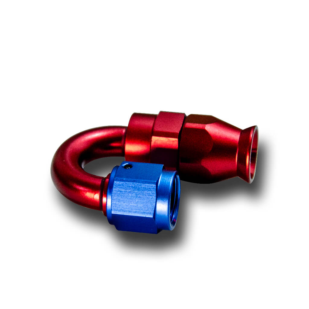ARD ARTP6001-1806-RED/BLU Фітинг під тефлоновий шланг AN6 180° Червоний/синій Photo-0