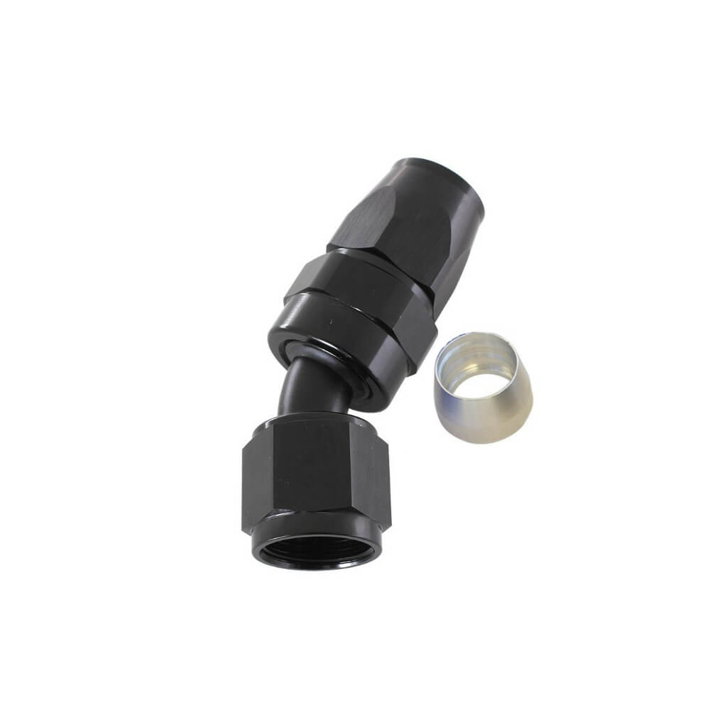 ARD ARTP6001-4508-BLK Фітинг під тефлоновий шланг AN8 45 градусів чорний Photo-0